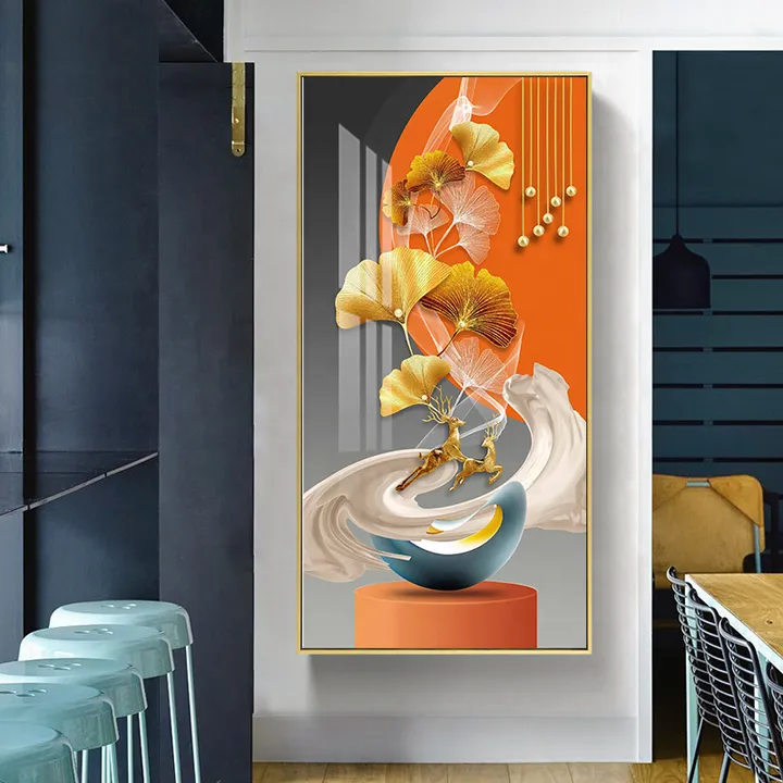 الشرفة الإبداعية الفاخرة رسم الأيلو الفن الجدار لوحة . Luxury Creative Balcony Painting Aiello Art Wall Painting