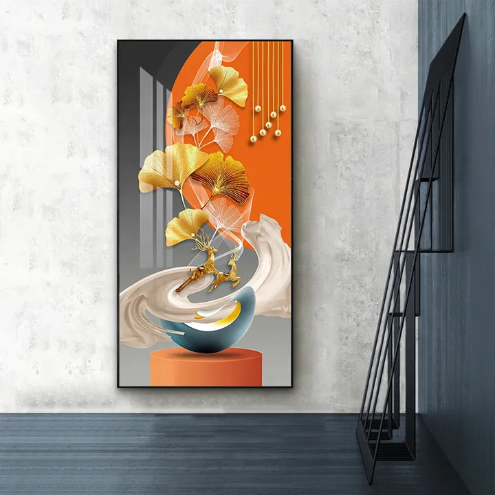 الشرفة الإبداعية الفاخرة رسم الأيلو الفن الجدار لوحة . Luxury Creative Balcony Painting Aiello Art Wall Painting