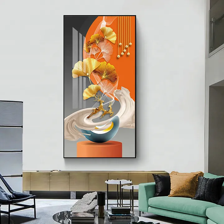 الشرفة الإبداعية الفاخرة رسم الأيلو الفن الجدار لوحة . Luxury Creative Balcony Painting Aiello Art Wall Painting