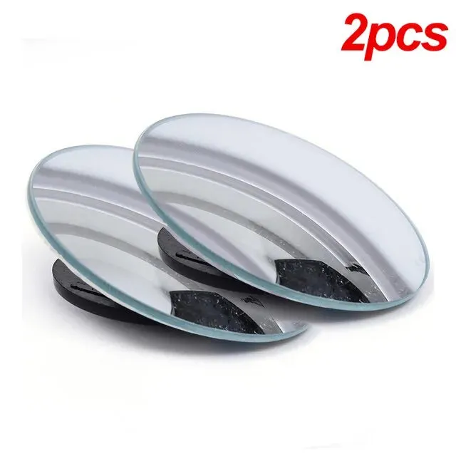 2pcs Car Blind Spot Mirrors 360 Adjustable Rearview Mirrors for Cars Hd Frameless Small Round Mirrors