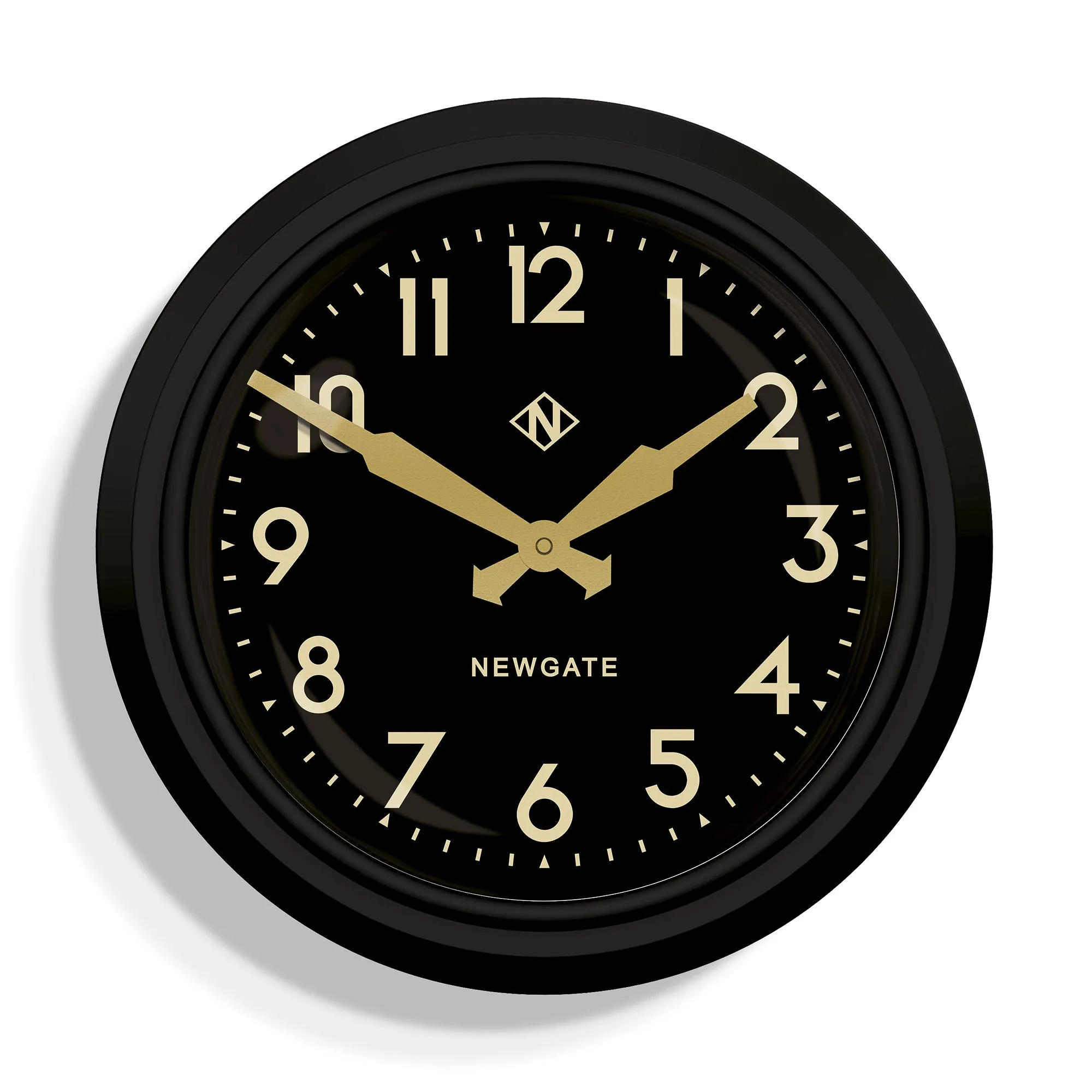 50S Electric Clock | Black | Reverse Dial