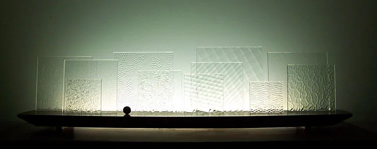 Abstract Glasscapes: Square Ice