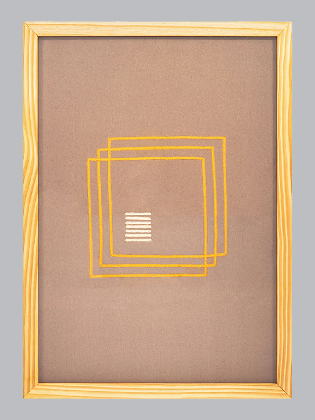 Eternal Echo Framed Textile Art