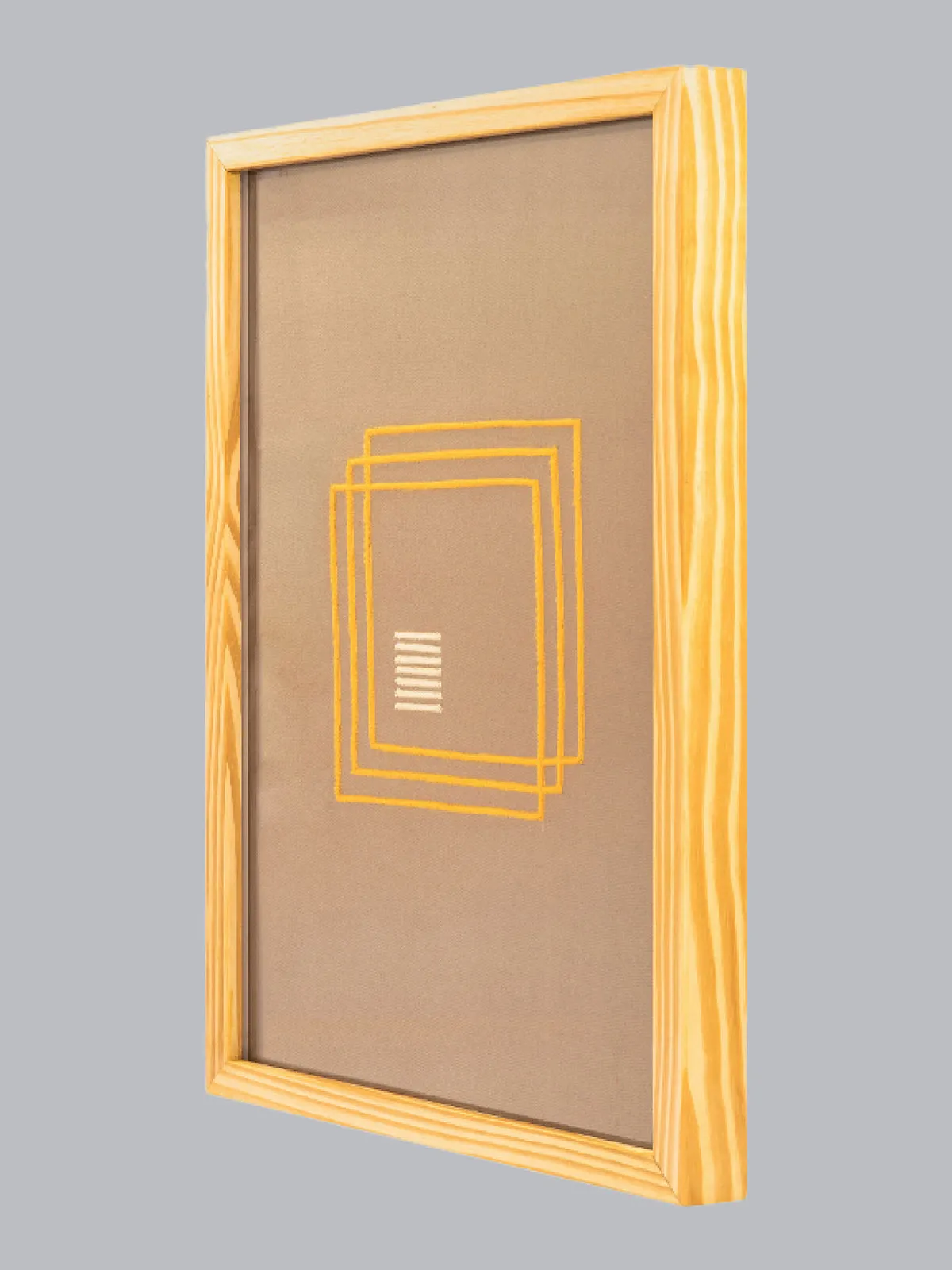Eternal Echo Framed Textile Art