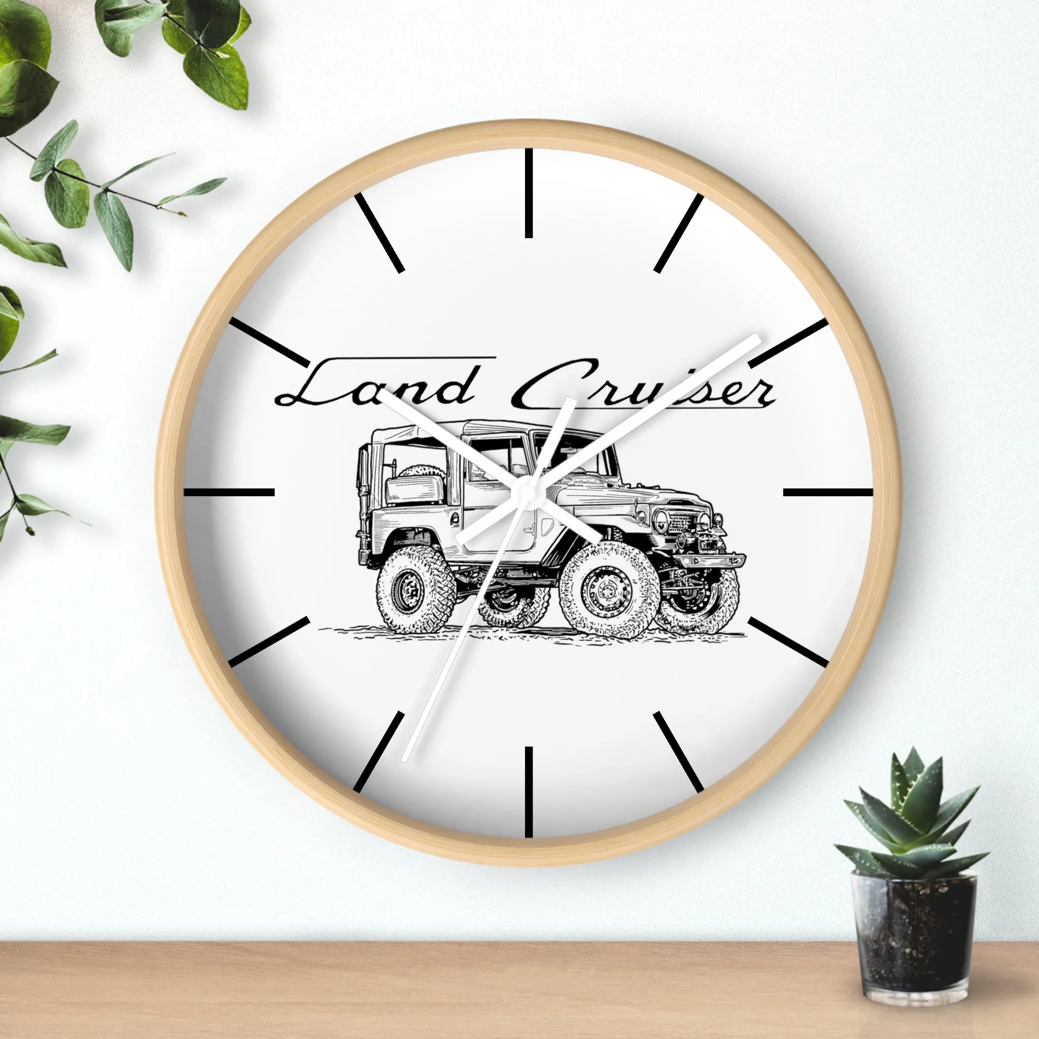 FJ40 Land Cruiser Wall Garage Clock - Reefmonkey Artist Prisma Denensi
