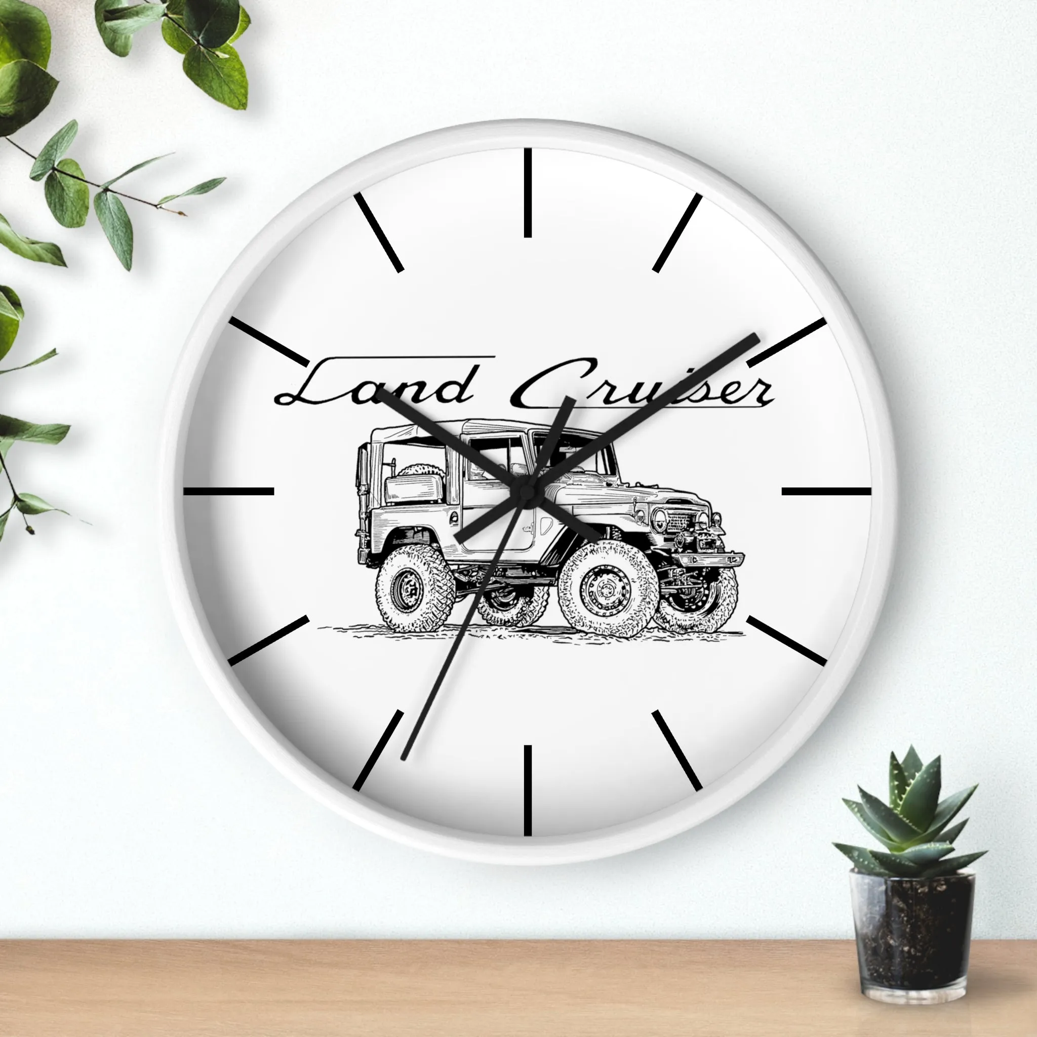 FJ40 Land Cruiser Wall Garage Clock - Reefmonkey Artist Prisma Denensi