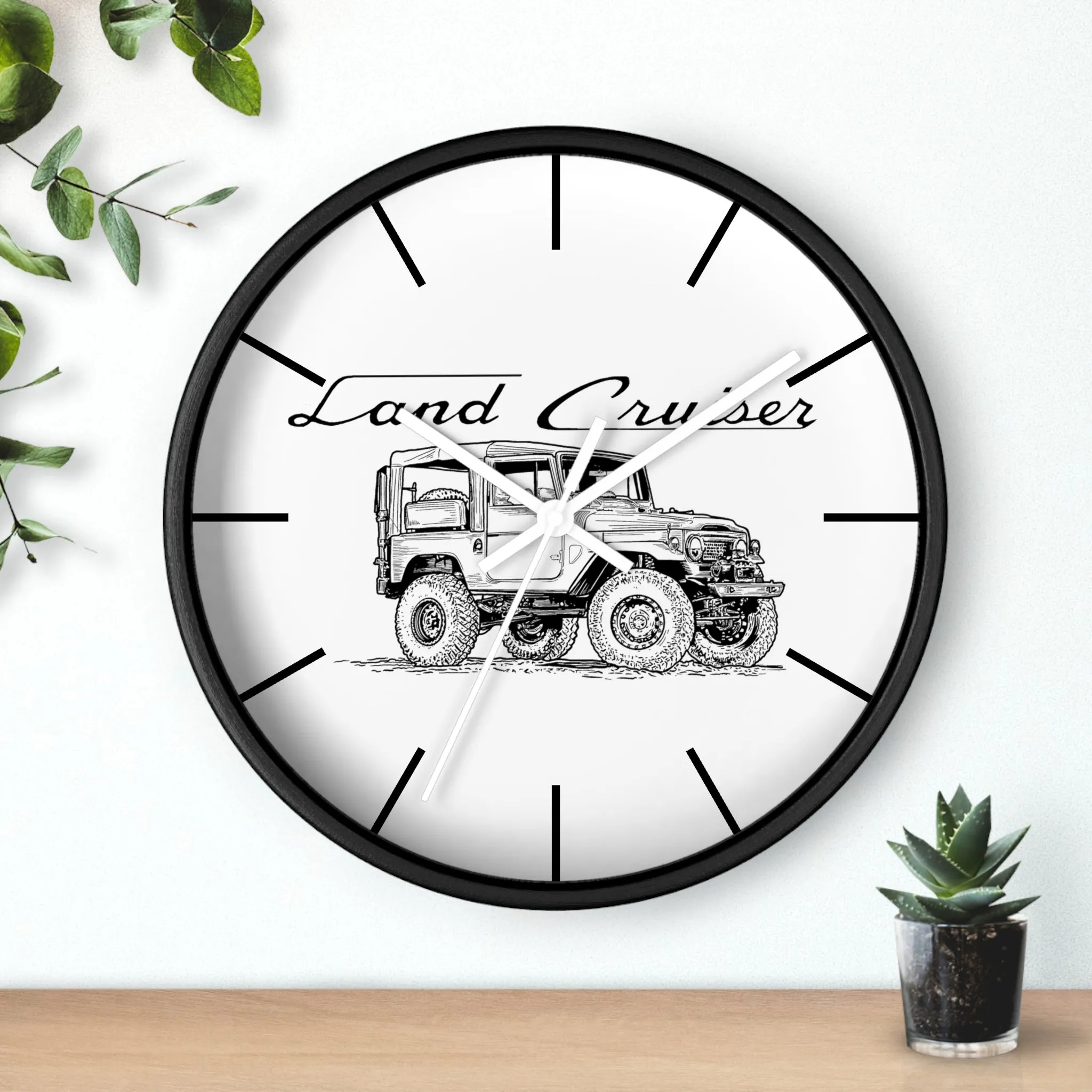 FJ40 Land Cruiser Wall Garage Clock - Reefmonkey Artist Prisma Denensi