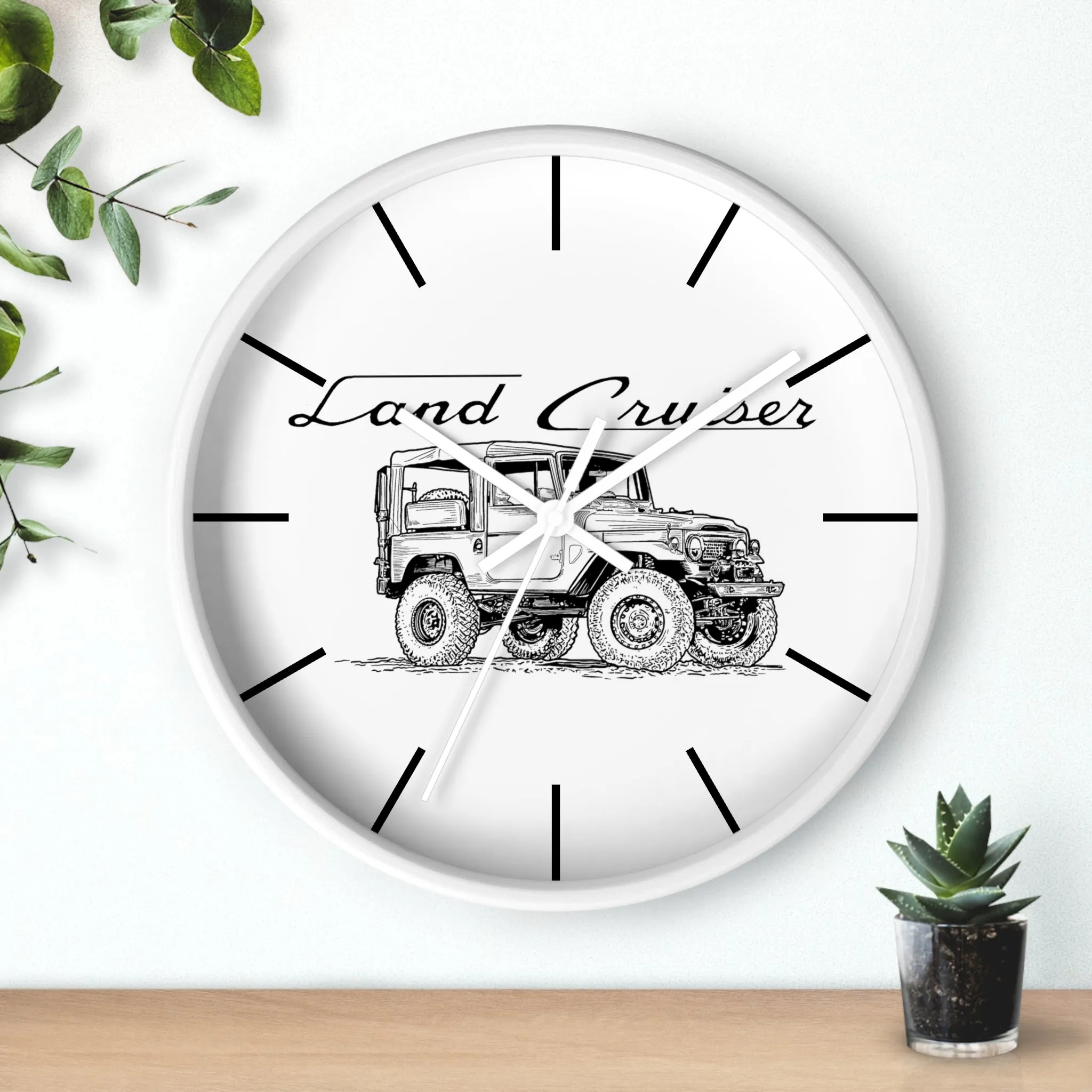 FJ40 Land Cruiser Wall Garage Clock - Reefmonkey Artist Prisma Denensi