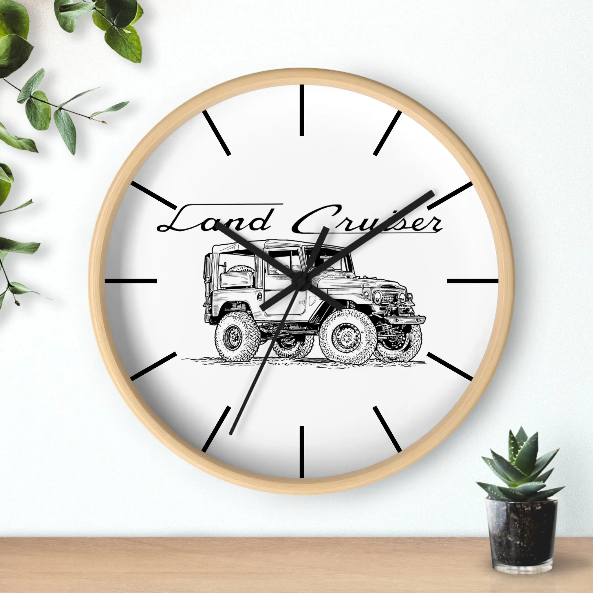 FJ40 Land Cruiser Wall Garage Clock - Reefmonkey Artist Prisma Denensi
