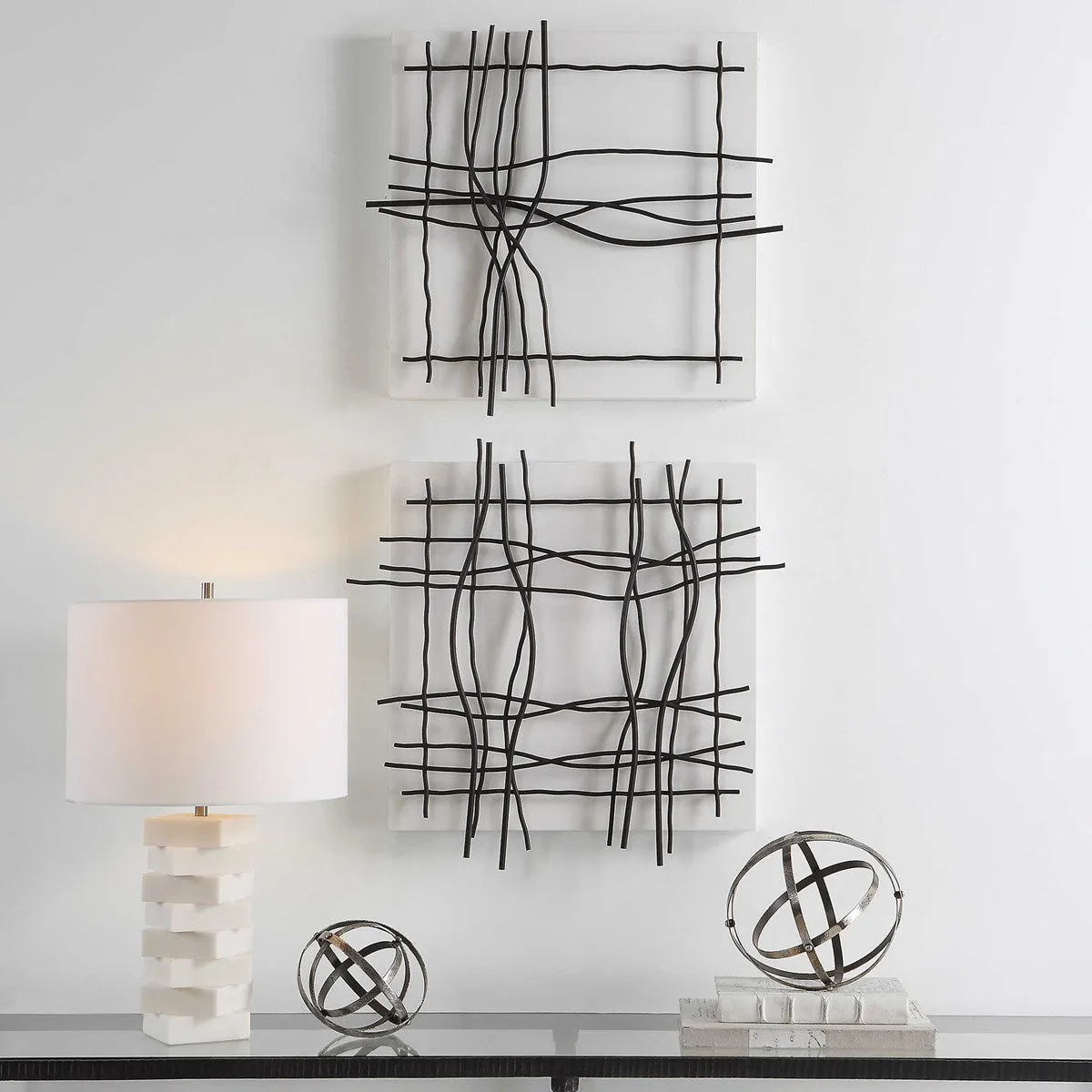 Genesis Metal Wall Decor- Set of 2