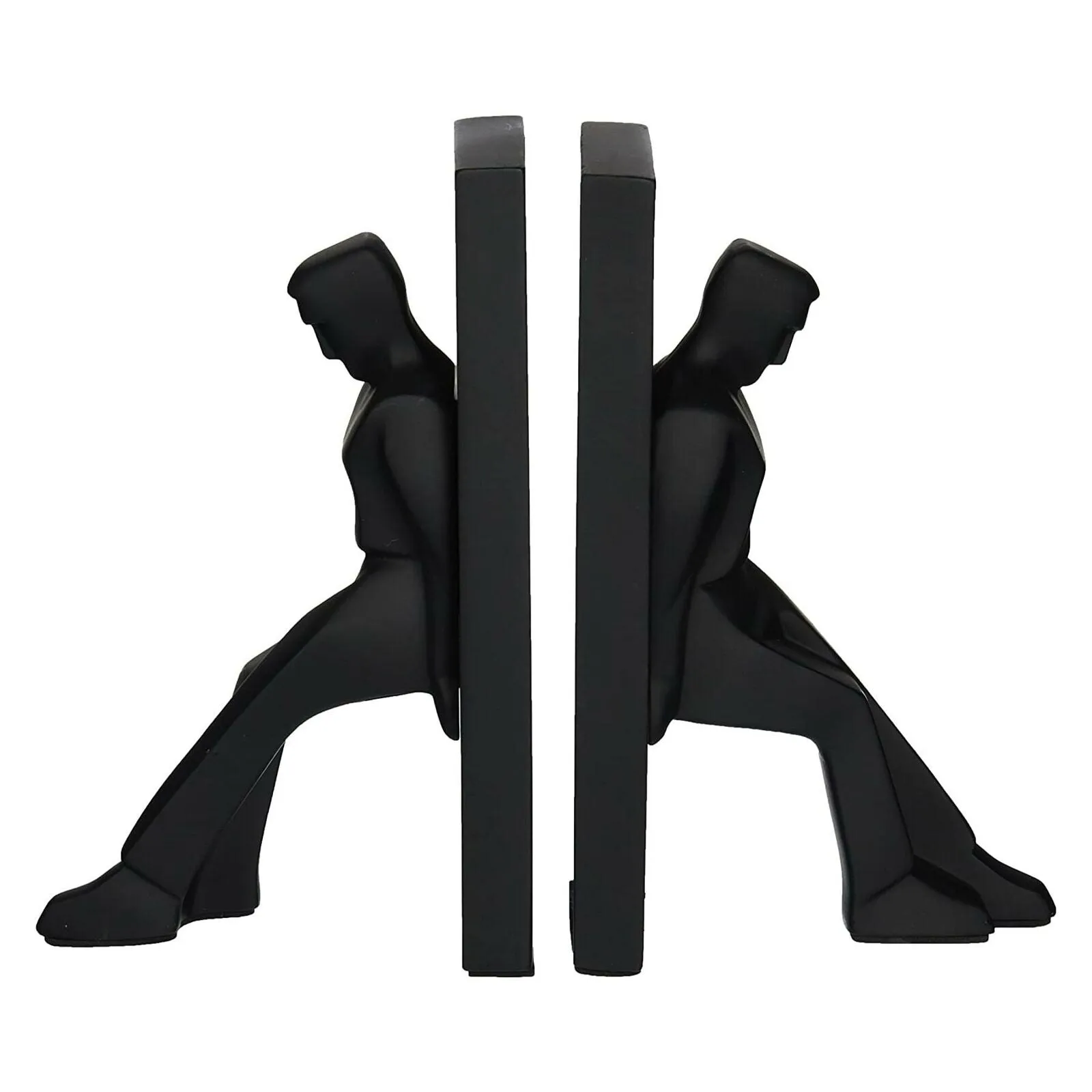 KIKKERLAND Bookends Leaning Men - Black