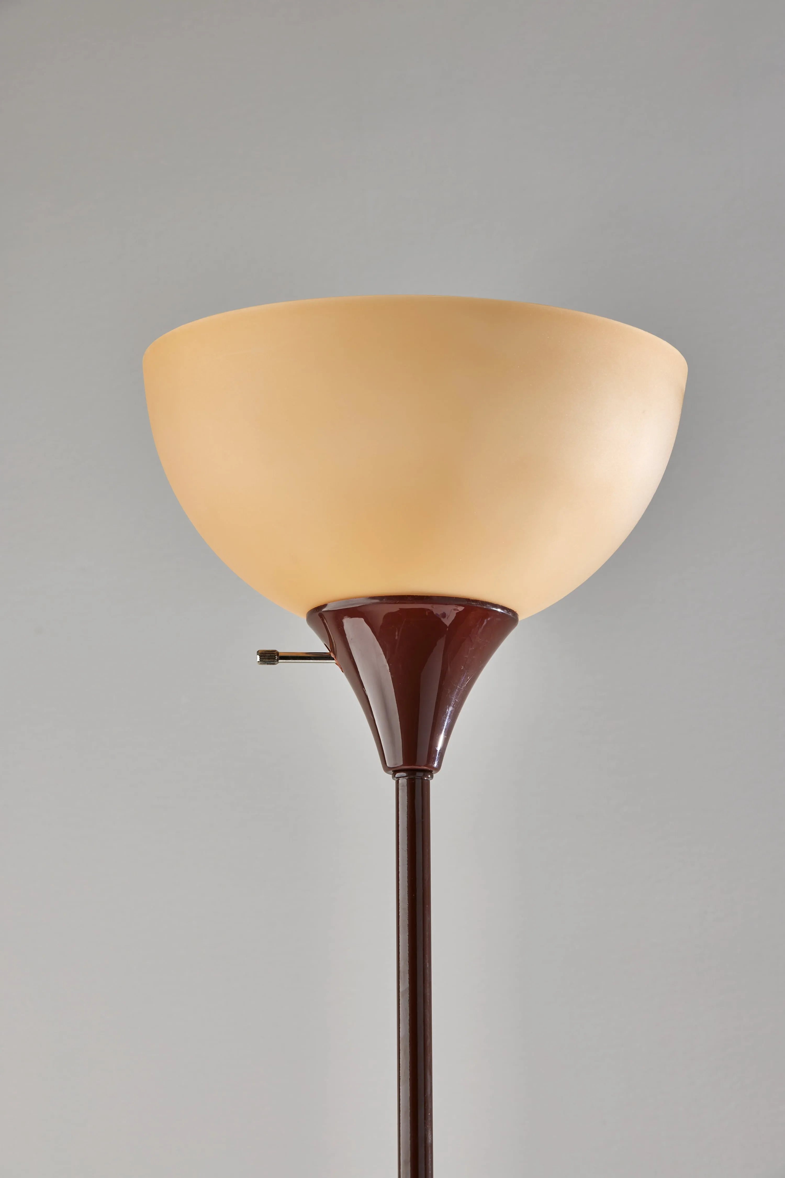 Mainstays 71" Brown Floor Lamp, Modern Design