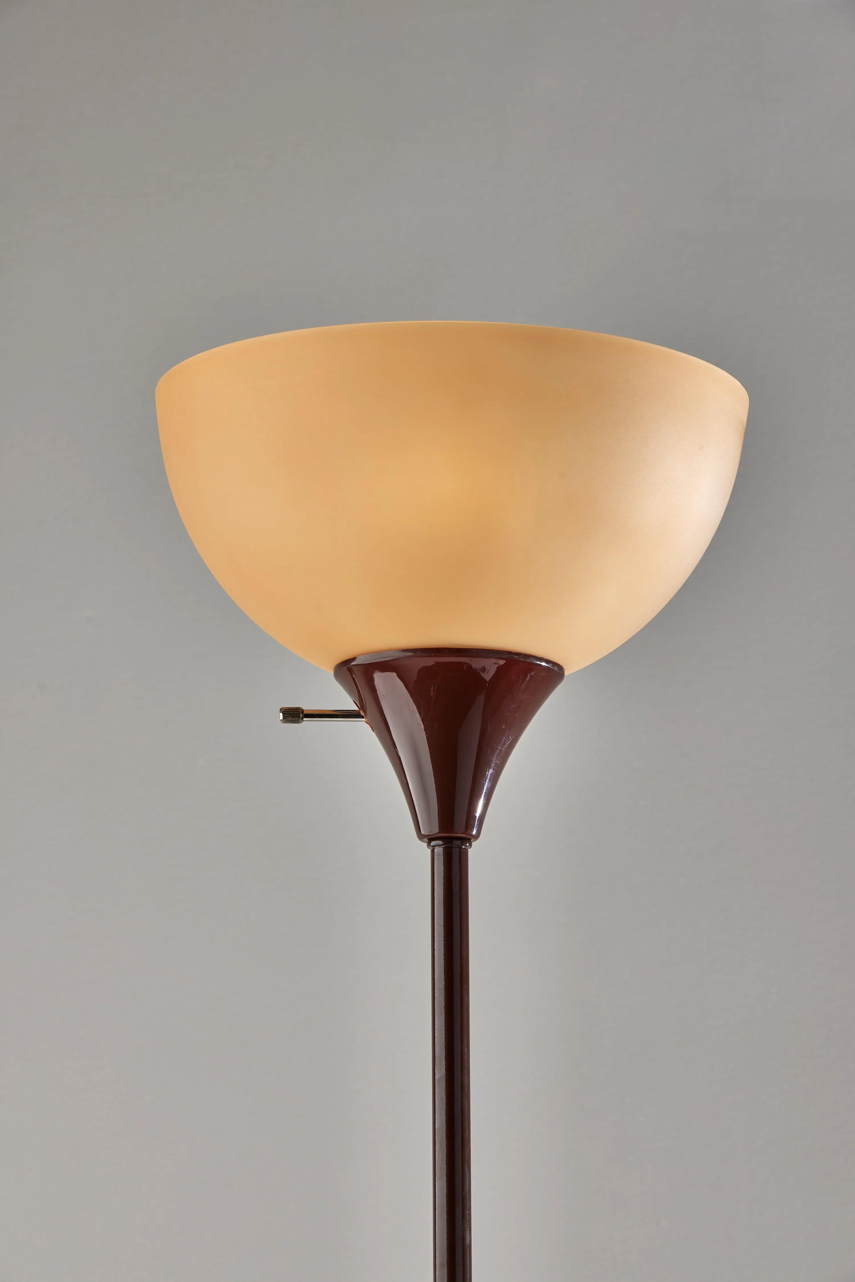 Mainstays 71" Brown Floor Lamp, Modern Design