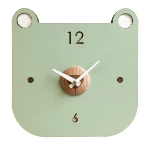 Menagerie Clock - Bear by Tree by Kerri Lee