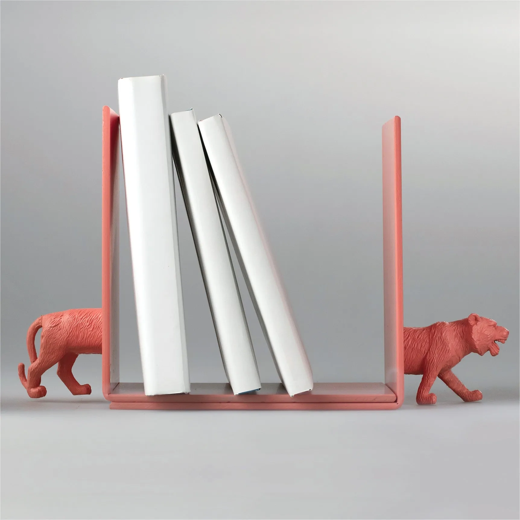 Safari Animal Book Ends <br> <span style="font-size: 10px;">More Colours Available</span>