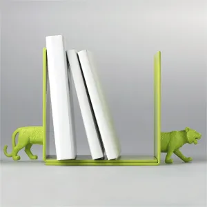 Safari Animal Book Ends <br> <span style="font-size: 10px;">More Colours Available</span>