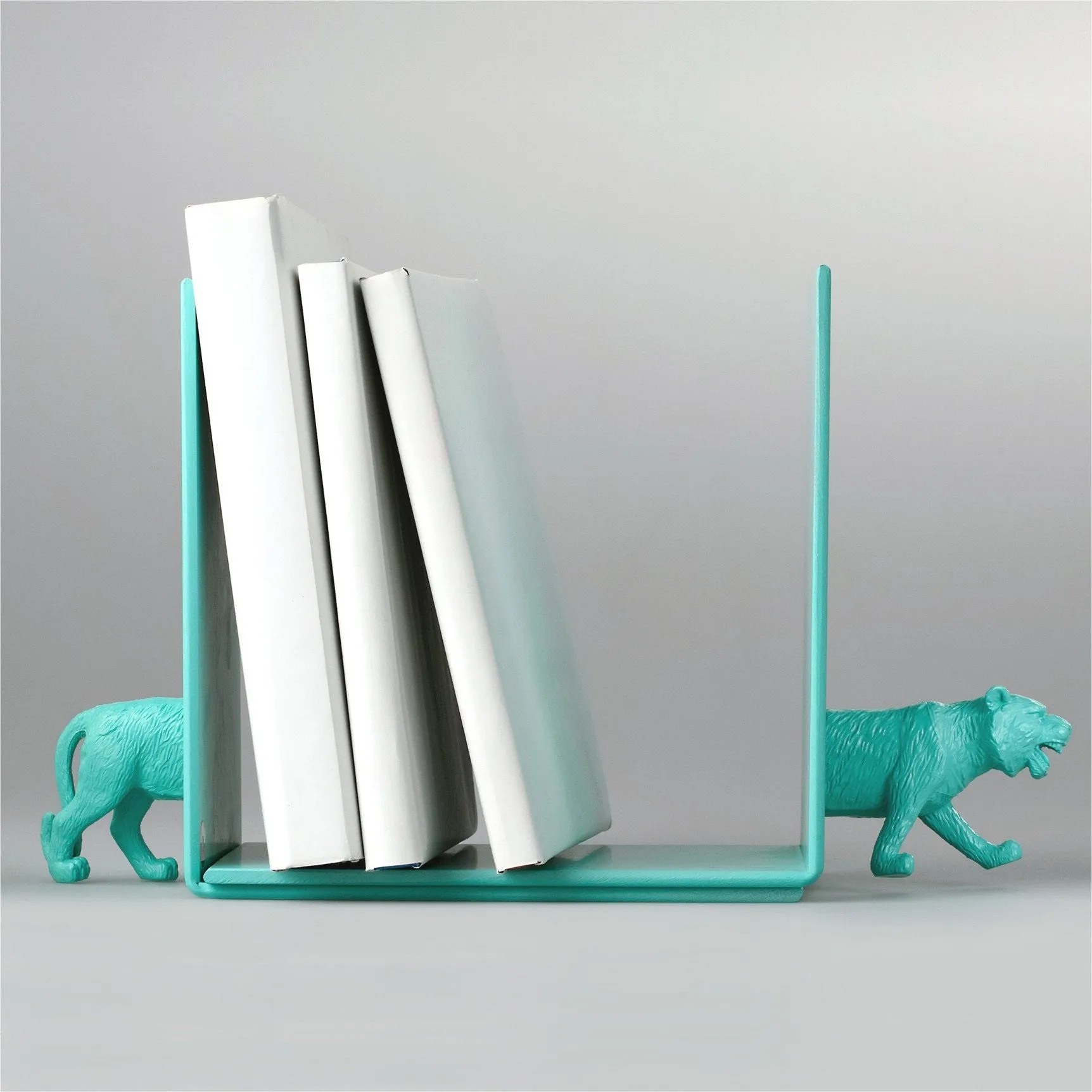 Safari Animal Book Ends <br> <span style="font-size: 10px;">More Colours Available</span>