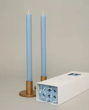 True Grace Sky Blue Dining Candle