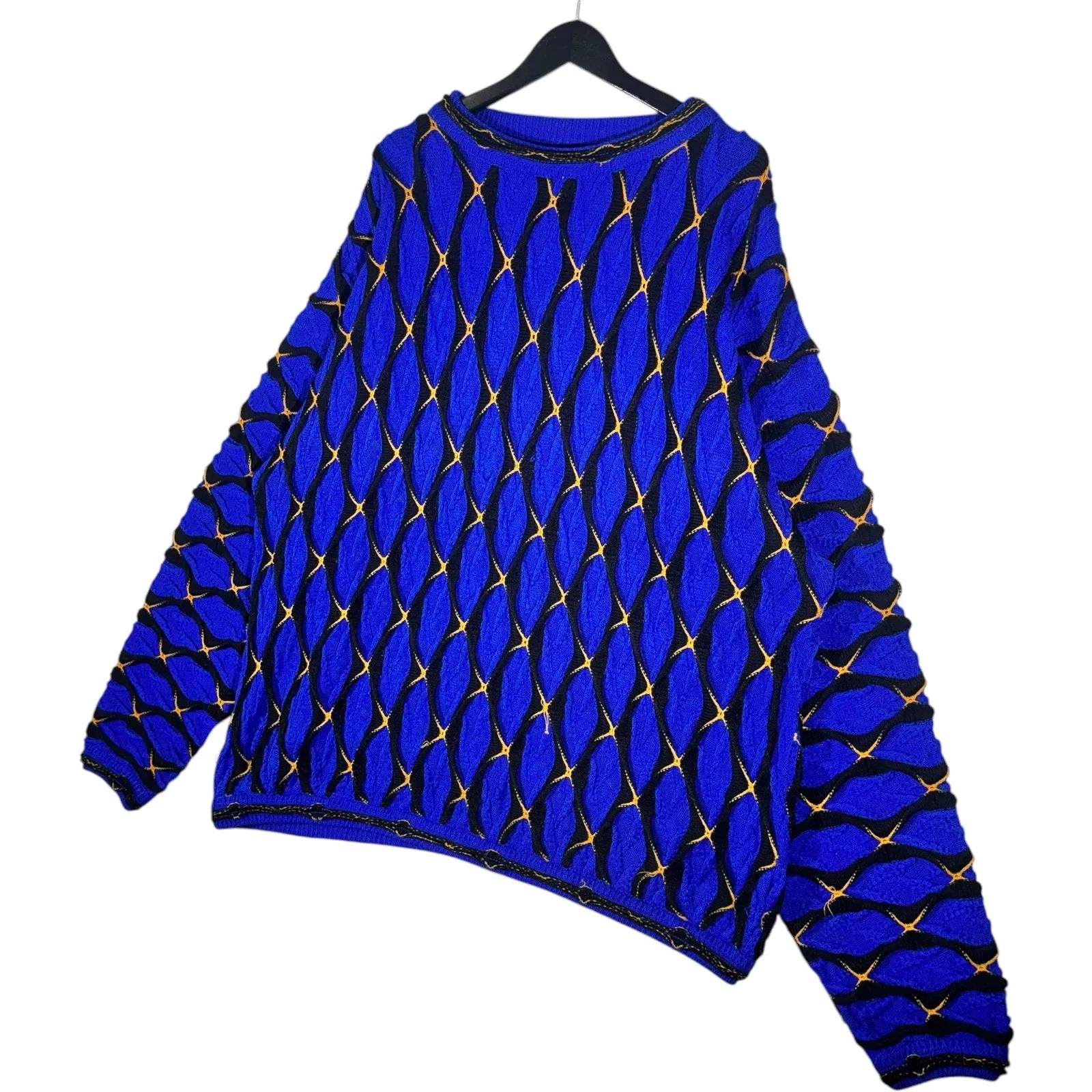 Vintage Bergati Geometric Knit Sweater