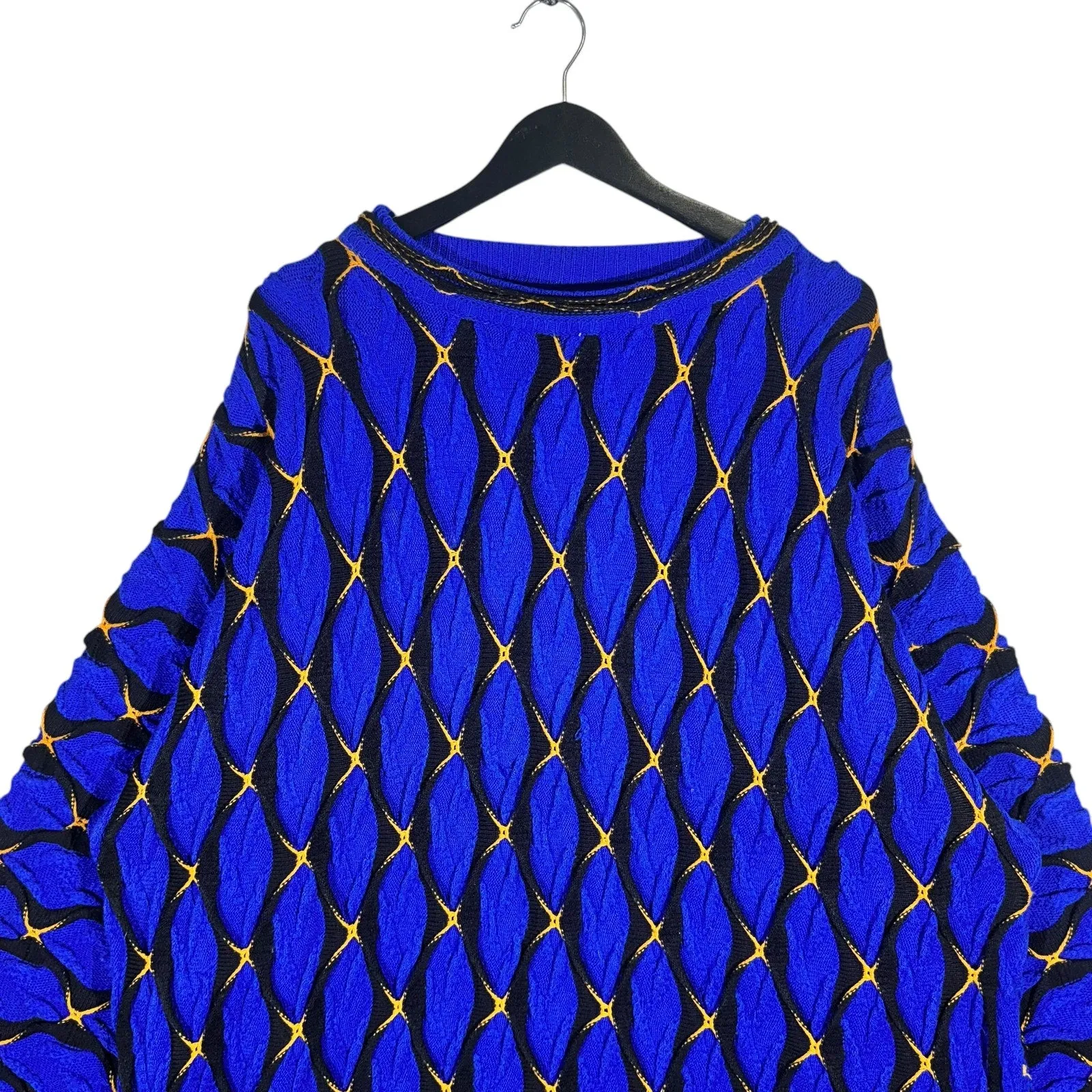 Vintage Bergati Geometric Knit Sweater