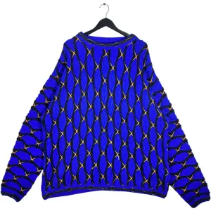 Vintage Bergati Geometric Knit Sweater