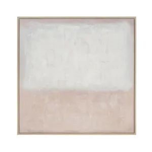 White Colorfield Abstract Wall Art