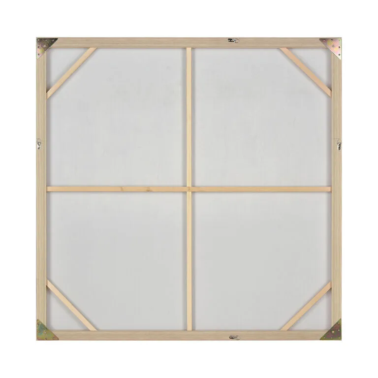 White Colorfield Abstract Wall Art